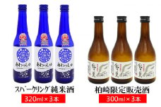 越の誉 スパークリング純米酒と銀の翼（柏崎地区限定販売酒） 計6本セット 新潟 日本酒 飲み比べ[Y0025]