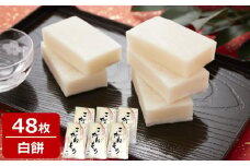 【先行予約】杵つきこがねもち 白餅 400g入×6パック（計48切） 切り餅 特別栽培米 新潟県産[Y0505]