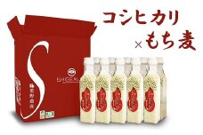 【先行予約・令和7年産新米】ブレンド米（無洗米コシヒカリ×もち麦）300gボトル×10本（計 3kg）しげ麦[Y0072]