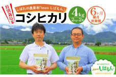 【R7年産先行予約】 新米 隔月定期便 4kg×隔月6回 新潟県産 特別栽培米コシヒカリ 新潟県 新潟産 新発田産 米 コシヒカリ 特別栽培米 しばもん 2kg 6回 定期便 隔月 D35_03