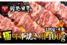 牛串 100g×4本 新発田牛 串焼き 和牛 ブランド にいがた和牛 黒毛和牛 焼肉 焼き肉 やきにく 牛肉 バーベキュー BBQ キャンプ 時短 簡単 料理 調理 おつまみ 冷凍 アルビレックス アルビレックス新潟 えのもとミート