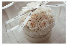 バラ プリザーブド フラワー アレンジメント 1束 ダズンローズ 花束 フラワーアレンジメント ローズ 薔薇 ばら ドライ ドライフラワー OLIOLI FLOWER 新潟県 新発田市 