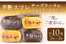  半熟スフレ セット 5個入り×2箱 10個 チーズケーキ ショコラ ケーキ カカオ チーズ 贈答 ギフト おすすめ 菜菓亭 新潟銘菓 新潟 新発田 いえい 菜菓亭 洋菓子 お歳暮 父の日 iei003_02