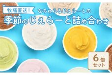 ジェラート  6個入 ミルク ピスタチオ 塩 キャラメル 塩キャラメル いちご 苺 越後姫 ラム レーズン  緑茶 お茶 アイス ジェラート セット 手作り  6個 なちゅらるじぇらーと なかの牧場 新潟 新発田 父の日 nakano001 
