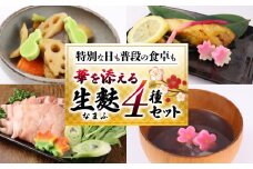 生麩 4種 セット 【 お祝い 冷凍 正月 年末 特別 縁起物 華やか 料理 ひょうたん さくら うめ 紅葉 もみじ おもてなし おせち 母の日 ギフト プレゼント 年末 年始 お歳暮 お中元 お盆 宮村製麩所 新発田 新潟 miyamura002 】