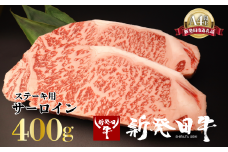 サーロイン ステーキ 牛肉 400g にいがた和牛 和牛 新発田牛 赤身 焼肉 ふるさと納税 和牛 BBQ バーベキュー キャンプ 特選 贅沢 厳選和牛 ブランド牛 ギフト 贈答 お歳暮 父の日 新潟 新潟県 新潟産 新発田 新発田市 新発田産 アルビレックス アルビレックス新潟 えのもとミート