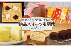 スイーツ 定期便 全3回 チーズケーキ ガトーショコラ モンブラン 苺 チーズ 葛アイス アイス あんこ どら焼き なまどらやき お菓子 デザート おやつ 新柳本店 新潟 新発田 sinyanagi003