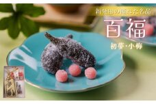 百福 初夢 小梅 セット 1袋 和菓子 秋茄子 茄子 梅 蜜煮 砂糖煮  父の日 お茶会 お茶請け お茶菓子 お土産 特産品 名物 お取り寄せ やまの辺 新潟県 新発田市 yamanobe009