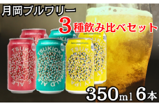月岡ブルワリー エメラルドエール ペールエール 月の果実IPA 3種 2缶ずつ 6缶セット 350ml 6本 クラフトビール ビール 地ビール ギフト プレゼント 女性 初心者 入門 アルコール低め 度数 低め ホップ マスカット グレープフルーツ 新潟県 新発田市 shinbo016