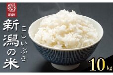 【先行予約】 令和7年産 こしいぶき 10kg コシヒカリ こしひかり 遺伝子を引き継ぐ ご飯 備蓄 コメ お米 米 こめ しんまい 新潟産 新潟米 新潟県 新潟 新発田 新発田市 国産 新発田市産 斗伸 toushin039
