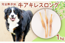 ドッグフード 牛アキレスロング 1kg 【 牛 ドックフード アキレス ロング ペット おやつ ペット用品 犬用 無添加 無着色 国内製造 安心 安全 自然食品 ケーティーコモディティ KT 新潟県 新発田市 KT028 】