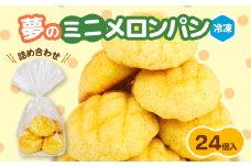 ミニメロンパン 詰め合わせ 24個 冷凍 パン ミニ メロンパン 詰合せ パン詰め合わせ おやつ 朝食 モーニング パンセット 冷凍パン 菓子パン パン屋 喜十郎 新潟県 新発田市 kijuro003