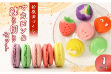 マカロン 生菓子 練り切り セット 和菓子 洋菓子 菓子 お菓子 スイーツ 甘味 ねりきり こしあん しばたピクニック＆おみやげセット ギフト プレゼント お土産 新潟 新潟県 新発田 sinpo001