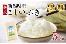 こしいぶき 5kg 令和7年産 五つ星お米マイスター 真空パック 米 新米 新発田産 備蓄 非常 防災 長期保存 アウトドア ごはん ご飯 お米 こめ 新潟県 新発田市 新潟県産 三糧 sanryo013