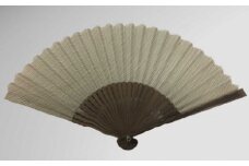 小千谷縮扇子(ベージュ) 7寸(約21cm) 小千谷織物同業協同組合 【0002-0207SV01-01】