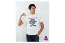 小千谷市マンホールTシャツ（白） 【Lサイズ】 錦鯉デザイン TAK JAPAN 【0037-0001SV03-01】