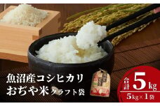 令和7年産 魚沼産コシヒカリ 5kg クラフト袋 米 お米 こしひかり 魚沼 白米 精米 新潟県産 JA魚沼| 新潟県産コシヒカリ お米 米 こしひかり 魚沼産 ブランド米 【0002-JA03-02】