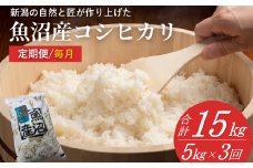 【3か月定期便(毎月発送)】 令和7年産新米 魚沼産コシヒカリ 精米5kg(5kg×1袋)×全3回 ※2025年11月下旬頃から発送予定 共栄農工社 【0002-KY03DB00-01】
