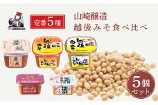 山崎醸造 味噌 定番5種類食べ比べセット みそ 調味料 山崎醸造 【0002-0231-01】