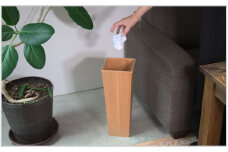 ダストmyボックス（小）杉無垢材 オシャレなゴミ箱 《サイズ：W170×D170×H350mm》ダストボックス 国産 家具 インテリア 加茂市 青柳木工