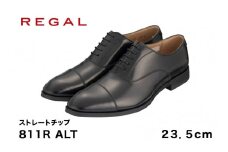 REGAL 811R ALT ストレートチップ ブラック 23.5cm リーガル ビジネスシューズ 革靴 紳士靴 メンズ
