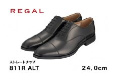 REGAL 811R ALT ストレートチップ ブラック 24.0cm リーガル ビジネスシューズ 革靴 紳士靴 メンズ