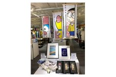 浮世絵 ドラえもん手ぬぐい タペストリー「どこでもドア」《W400xH950（mm）》手摺りの千社札のデザインが手ぬぐいに！大湊文吉商店 新潟県加茂市