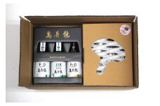  新潟加茂の地酒マスカガミ飲み比べ300ml3本と生しいたけ約600g 《11月上旬以降発送》 日本酒 青木農園で栽培された椎茸 きのこ 秋の味覚 加茂市  マルダイ 有本商店