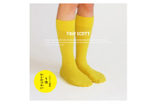 足にやさしい旅の靴下TRIPSCOTT 黄色 《22cm〜24cm》【おしゃれ シンプルで普段使いにも】スタイリッシュで丈夫なソックス 衣類  靴下 くつ下 加茂市 MACHITOKI マチトキ