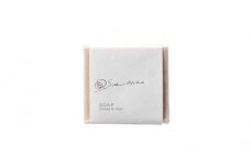 《絹生活研究所》シルク石けん（バラ×ハチミツ）90g