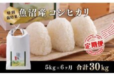 ６カ月定期便【特別栽培米】頂米金兵衛　魚沼産コシヒカリ（精米）5kg