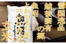 ●定期便・玄米●【雪国逸品10kg×12ヶ月】 越後妻有の郷 魚沼十日町産コシヒカリ