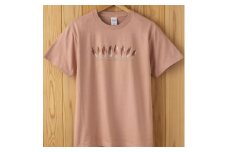 0332世界で唯一!着る山菜!!【みょうがTシャツ・ダスティピンク】Sサイズ
