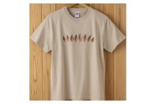 0331世界で唯一!着る山菜!!【みょうがTシャツ・サンドベージュ】XLサイズ