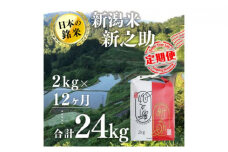 【12カ月定期便】新潟米新之助（精米）2kg