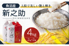 令和6年産 魚沼産　新之助　4kg(2kg×2袋)