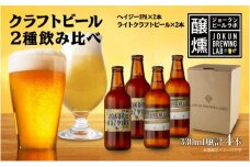 クラフトビール 2種 330ml 計4本 Hazy IPA ライトクラフトビール ビール 地ビール 瓶ビール ハイジーIPA エール お酒 酒 ホップ 麦芽 人気 晩酌 宅飲み 家飲み 飲み比べ お取り寄せ 冷蔵 ジョークンビール 新潟県 十日町市