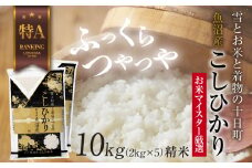 魚沼産 コシヒカリ 2kg ×5袋 計10kg お米 こしひかり 新潟 （お米の美味しい炊き方ガイド付き） 精米 ご飯 ブランド米 銘柄米 