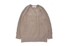 ニット 求心編 プルオーバー （ベージュ）サイズフリー レディース 服 ファッション おしゃれ 日本製 秋 冬 無地 贈り物 祝い 誕生日 卒業 プレゼント ギフト クリスマス 新潟県 見附市