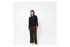 ユニセックス FF30クルーネックプルオーバー (ダークネイビー)サイズ1 新潟県 見附市 ニットの町 高級 おしゃれ