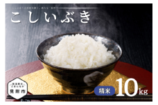 令和7年産 新潟県産 こしいぶき 10kg 精米 新米 お米 白米 コシヒカリ こしひかり おすすめ 人気 こめ コメ 新潟 見附 見附市 7年 2025年産 ふるさと納税 諸長