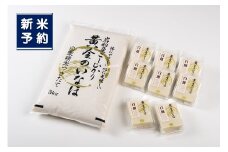【新米受付・令和7年産米】NB4044 自然豊かな風土が育んだ新潟県岩船産コシヒカリ5kgと杵つき黄金もちセット