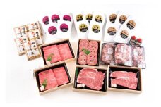 G4013 毎月お届け、7ヶ月コース（毎月限定4セット）  村上牛食べくらべセット　牛肉 国産 新潟県 村上市 定期便 