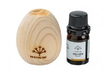 【数量限定】越後の桧葉エッセンシャルオイル（1.5ml）とアロマエッグセット　1070008