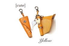 【唯一無二のキーケース】キーコロネ（イエロー）1087019  革製品 レザー キーケース ケース