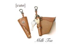 【唯一無二のキーケース】キーコロネ（ミルクティ）1087022  革製品 レザー キーケース ケース