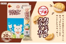 ブルボン 「プチカフェオレクラッカー」30本（1箱10本入り×3箱） 1094002