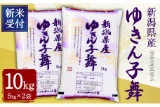 【新米受付・令和7年産米】新潟県村上市産 ゆきん子舞 10kg（5kg×2袋）NA4197