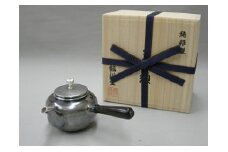 純銀 急須(黒檀横手) 160cc FC400003