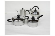 ロイヤル 鍋･ケトル3点 & レトロ コーヒーポット1.2L セット FC020063